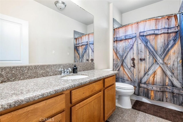 6 N Post Ave, Sanger, CA 93657 - bathroom featuring vanity and a shower with shower curtain