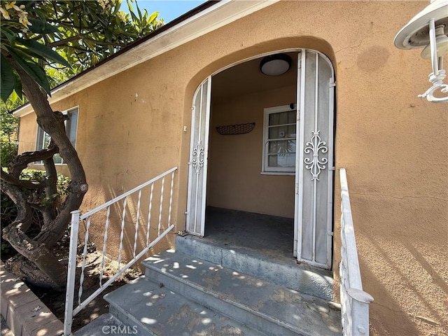1246 W Mill St, San Bernardino, CA 92410 - view of exterior entry with stucco siding