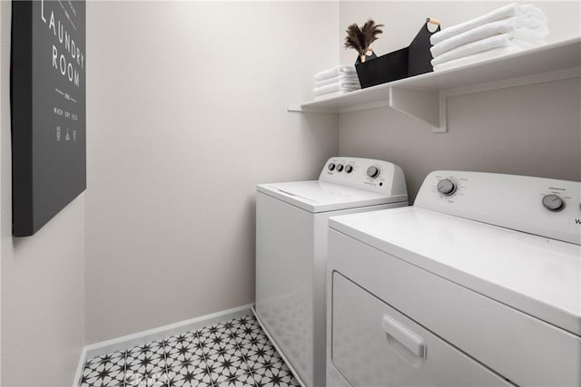 16357 Sandpiper Ave, Chino, CA 91708 - laundry area featuring washer and dryer and light floors