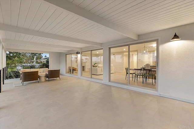 1515 San Pablo Dr, San Marcos, CA 92078 - view of patio / terrace with an outdoor hangout area