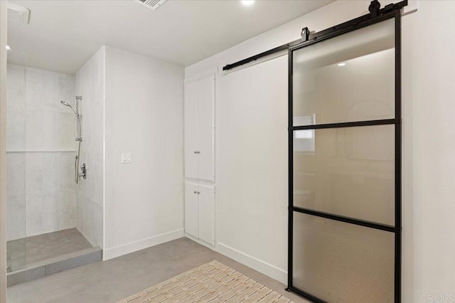 1515 San Pablo Dr, San Marcos, CA 92078 - bathroom featuring tiled shower and baseboards