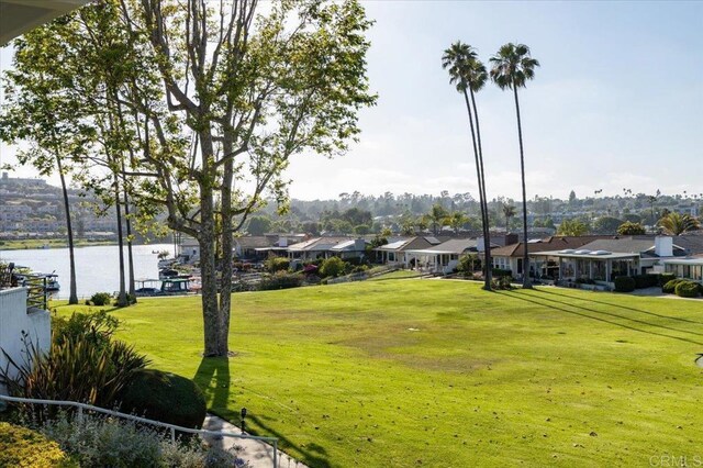 1515 San Pablo Dr, San Marcos, CA 92078 - view of green lawn with a residential view and a water view