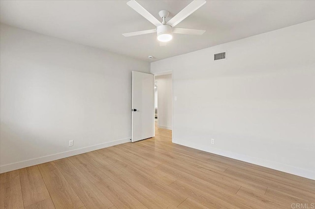 1515 San Pablo Dr, San Marcos, CA 92078 - unfurnished room featuring light wood-type flooring and a ceiling fan