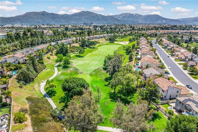 33307 Decada St, Temecula, CA 92592 - aerial view of residential area featuring a mountainous background and a golf course