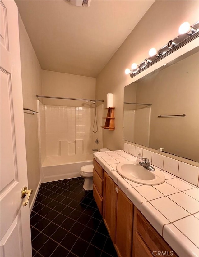 1290 Tuck Rd, Willits, CA 95490 - bathroom featuring tile patterned floors, vanity, and tub / shower combination