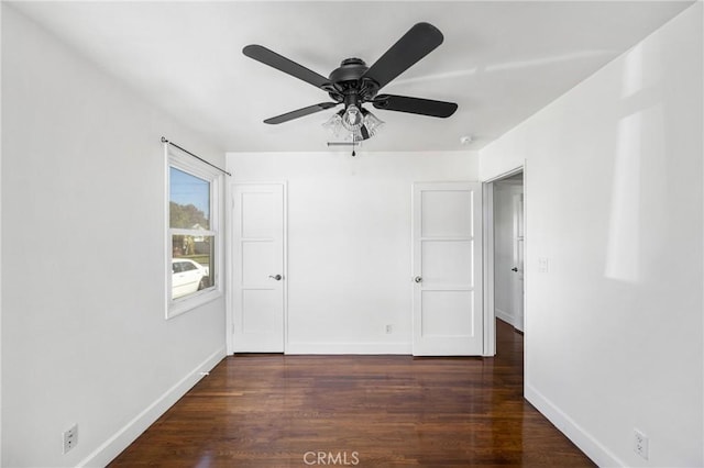 4851 Faculty Ave, Long Beach, CA 90808 - spare room with wood finished floors, ceiling fan, and a smoke detector