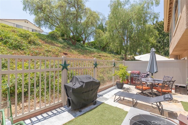13208 Setting Sun Ct, Chino Hills, CA 91709 - view of patio with grilling area and outdoor dining space