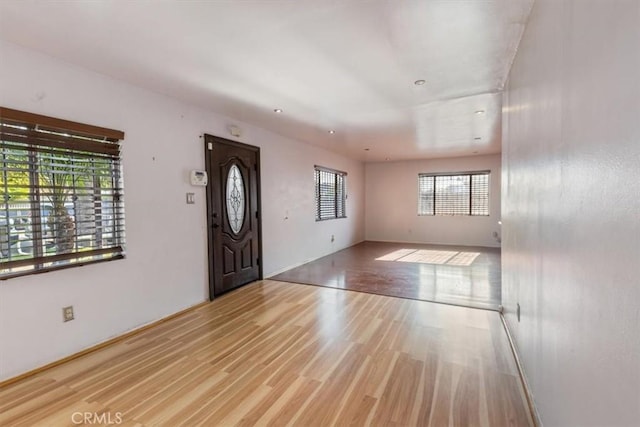 347 E 97th St, Los Angeles, CA 90003 - entrance foyer featuring wood finished floors and baseboards