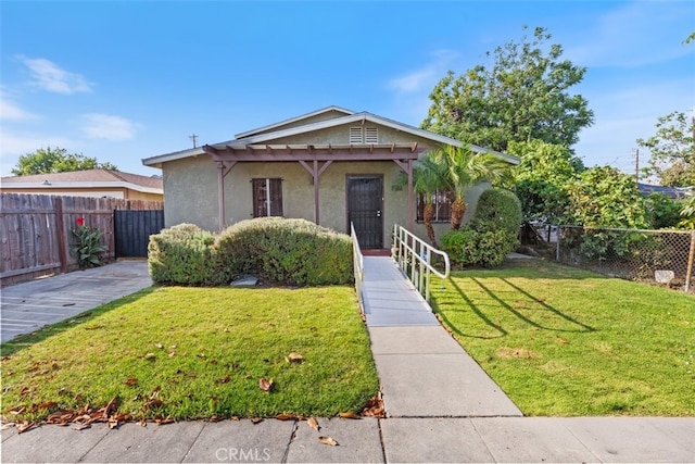 347 E 97th St, Los Angeles, CA 90003 - bungalow-style home featuring stucco siding and a pergola