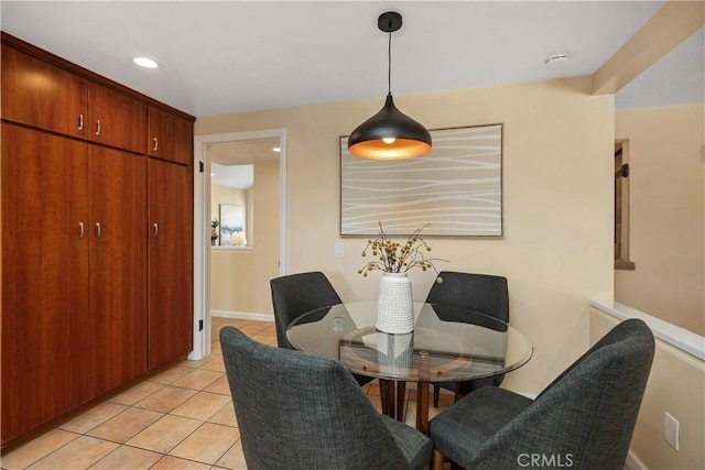 24002 Plover Ln, Laguna Niguel, CA 92677 - dining space featuring light tile patterned floors and recessed lighting