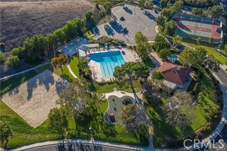 24002 Plover Ln, Laguna Niguel, CA 92677 - aerial view of property's location featuring a pool area
