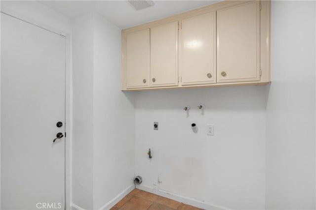 24002 Plover Ln, Laguna Niguel, CA 92677 - laundry area featuring gas dryer hookup, cabinet space, hookup for an electric dryer, and washer hookup