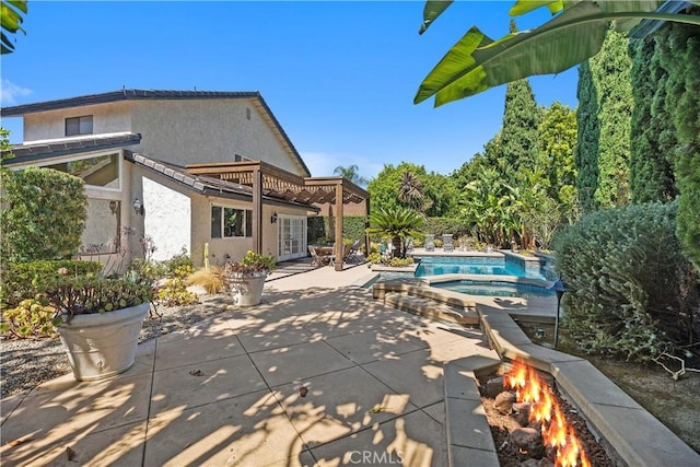 24002 Plover Ln, Laguna Niguel, CA 92677 - view of swimming pool with a patio and a pool with connected hot tub