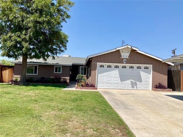 2720 Baylor St, Bakersfield, CA 93305 - single story home with an attached garage and concrete driveway