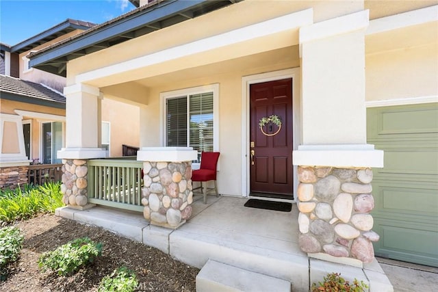 1711 Lordsburg Ct, La Verne, CA 91750 - view of exterior entry with a porch and stucco siding