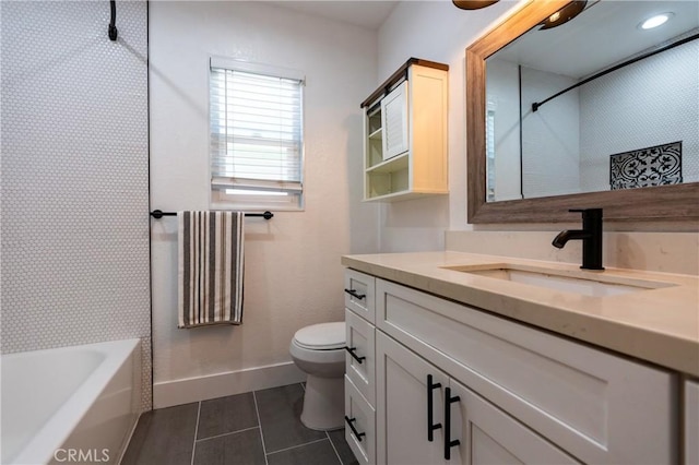 3644 Ardilla Ave, Baldwin Park, CA 91706 - full bathroom featuring vanity, tile patterned floors, and tub / shower combination