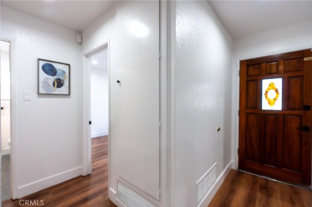 3644 Ardilla Ave, Baldwin Park, CA 91706 - foyer entrance with dark wood-style flooring