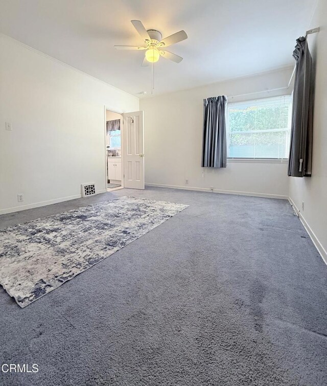 250 S Berkeley Ave, Pasadena, CA 91107 - empty room with carpet flooring and a ceiling fan
