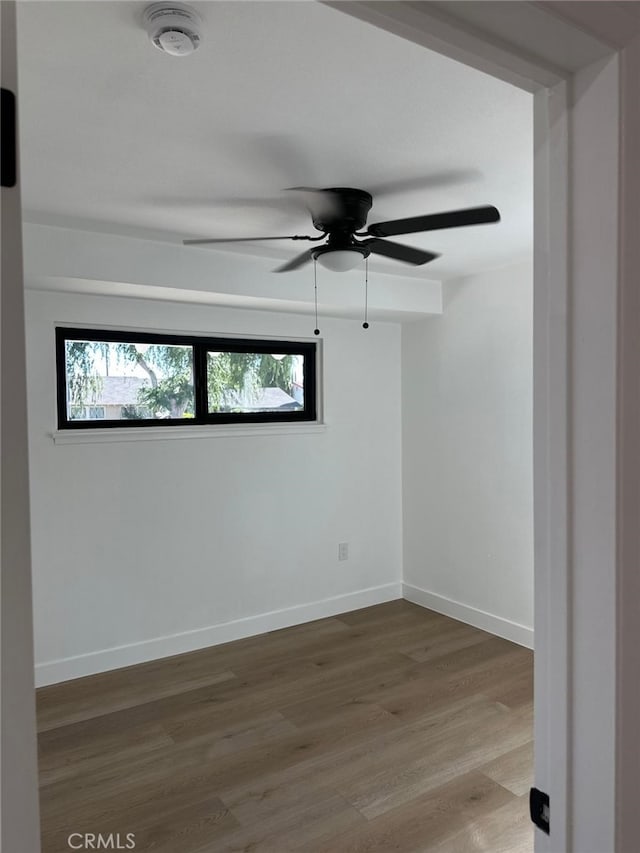 259 Freda Ave, Pomona, CA 91767 - unfurnished room featuring a smoke detector, wood finished floors, and ceiling fan