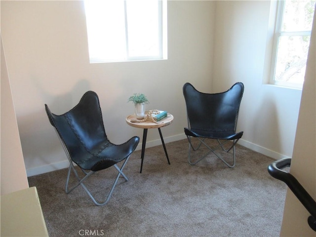 7906 Curbaril Ave, Atascadero, CA 93422 - living area featuring carpet floors and baseboards