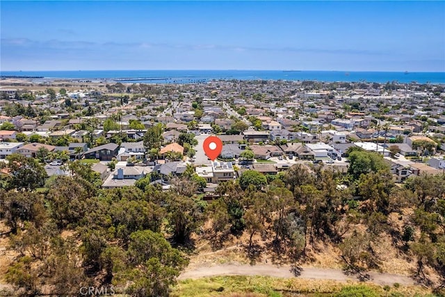 1335 Crestview Ave, Seal Beach, CA 90740 - aerial perspective of suburban area with a large body of water