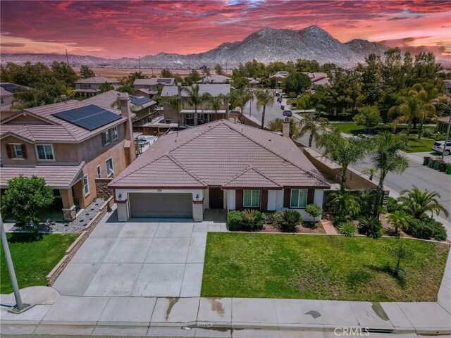 26946 Shelter Cove Ct, Menifee, CA 92585 - aerial perspective of suburban area featuring a mountain backdrop