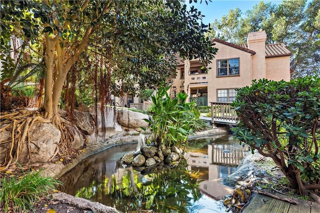1046 Calle Del Cerro Unit 412, San Clemente, CA 92672 - view of home's community featuring a small pond