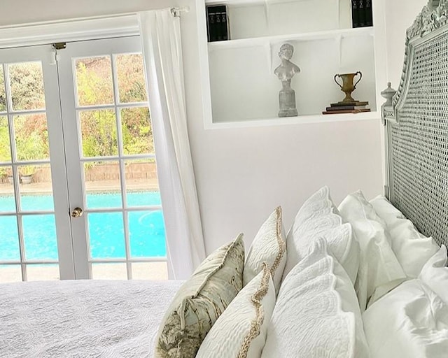 26261 Veva Way, Calabasas, CA 91302 - bedroom featuring french doors and multiple windows