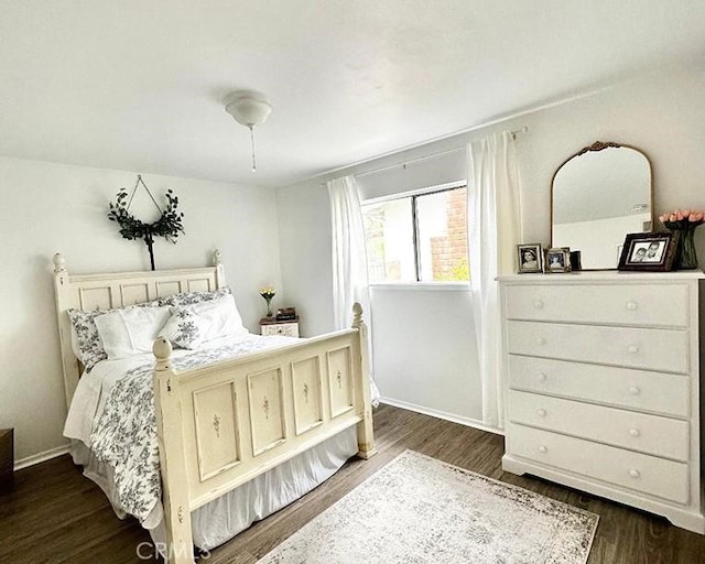 26261 Veva Way, Calabasas, CA 91302 - bedroom featuring dark wood-type flooring and baseboards