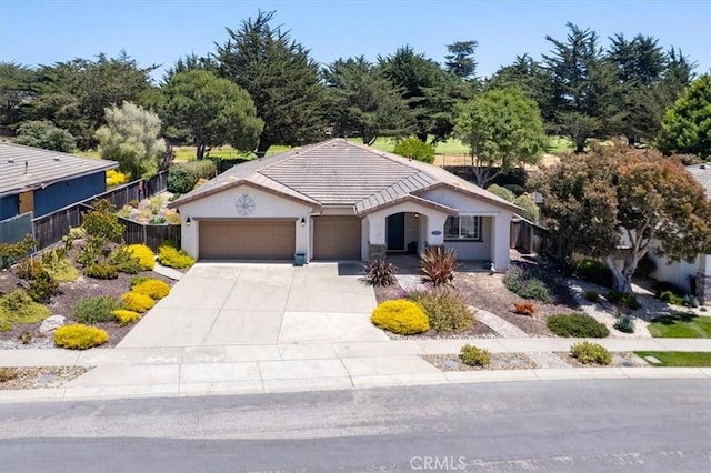 839 Chukar St, Arroyo Grande, CA 93420 - single story home with an attached garage, a tile roof, driveway, and stucco siding