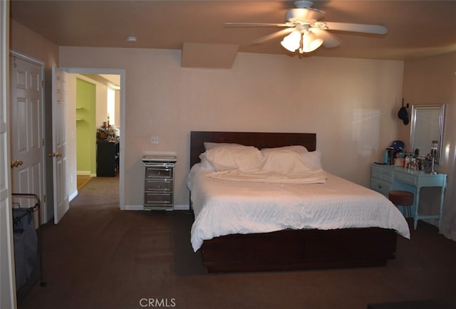 356 S S St, Rialto, CA 92376 - bedroom featuring carpet floors and ceiling fan
