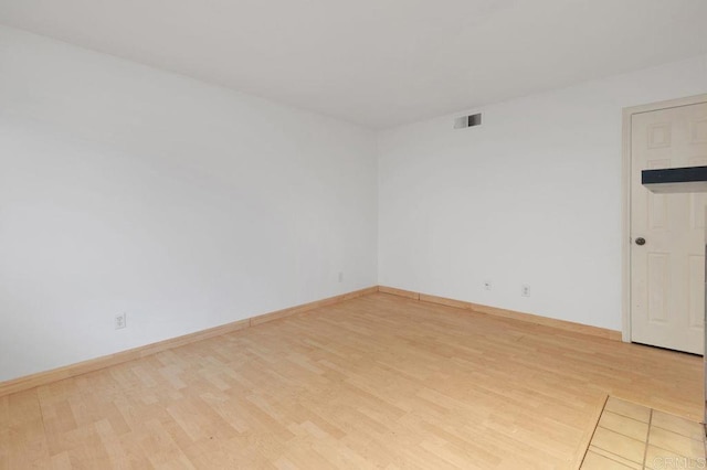 4525 Mississippi St Unit 2, San Diego, CA 92116 - spare room featuring light wood-type flooring and baseboards
