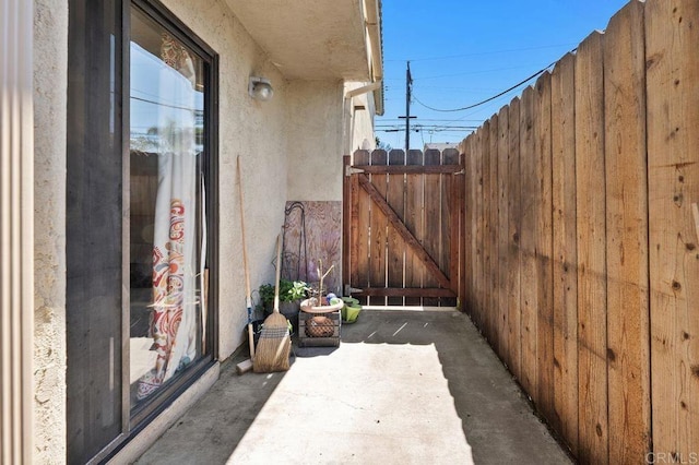 4525 Mississippi St Unit 2, San Diego, CA 92116 - view of patio featuring a gate