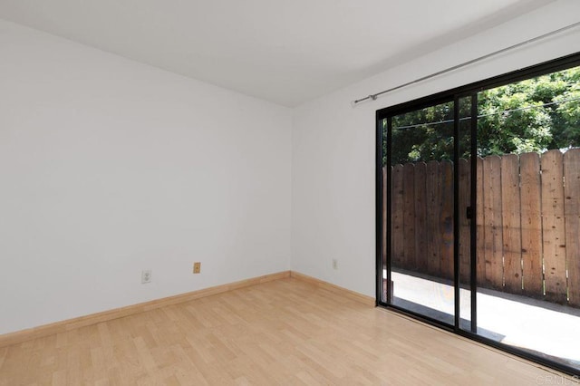 4525 Mississippi St Unit 2, San Diego, CA 92116 - empty room with wood finished floors and baseboards
