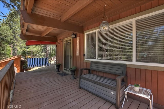 33480 Weeping Willow Dr, Green Valley Lake, CA 92341 - view of deck