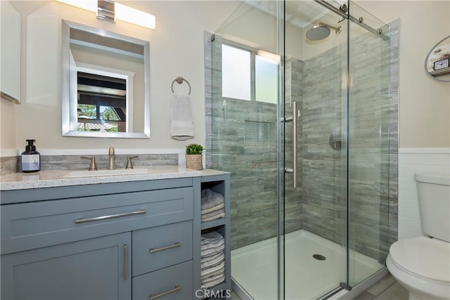 33480 Weeping Willow Dr, Green Valley Lake, CA 92341 - full bath featuring vanity and a stall shower