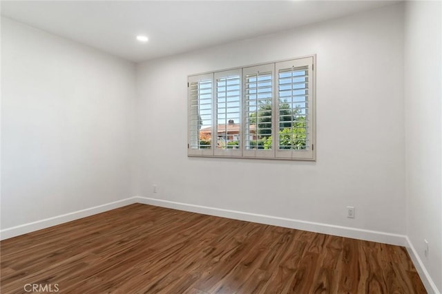2343 Navarro Dr, Claremont, CA 91711 - empty room with wood finished floors and recessed lighting