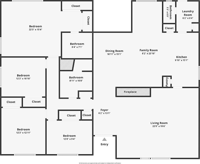 2343 Navarro Dr, Claremont, CA 91711 - view of room layout