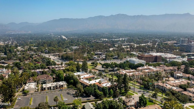 111 S Orange Grove Blvd Unit 203, Pasadena, CA 91105 - aerial view of a mountain backdrop