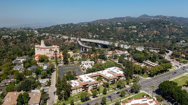 111 S Orange Grove Blvd Unit 203, Pasadena, CA 91105 - aerial overview of property's location featuring a notable bridge