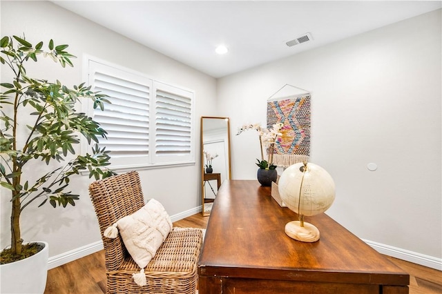 8761 Sandhill Dr, Riverside, CA 92508 - office with wood finished floors and recessed lighting