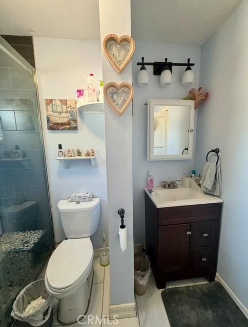 9167 Citrus Ave, Fontana, CA 92335 - full bathroom with vanity and a stall shower