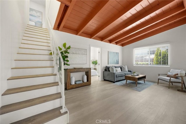 15352 Pastrana Dr, La Mirada, CA 90638 - living area featuring stairs and wood finished floors