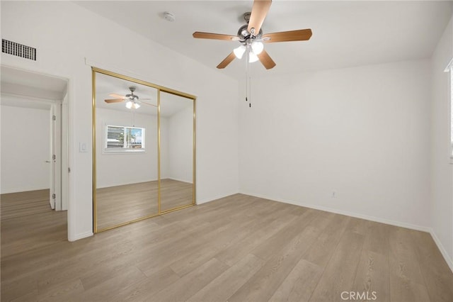 15352 Pastrana Dr, La Mirada, CA 90638 - unfurnished room featuring light wood finished floors, ceiling fan, and a smoke detector