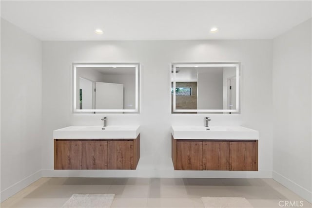 32641 Womsi Rd, Pauma Valley, CA 92061 - bathroom with two vanities and recessed lighting
