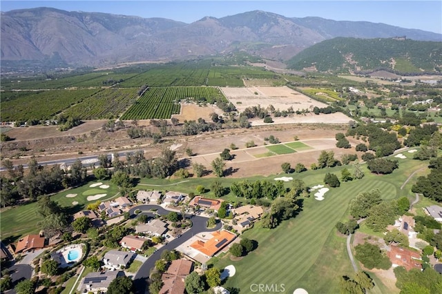 32641 Womsi Rd, Pauma Valley, CA 92061 - aerial view of property and surrounding area featuring a mountain backdrop