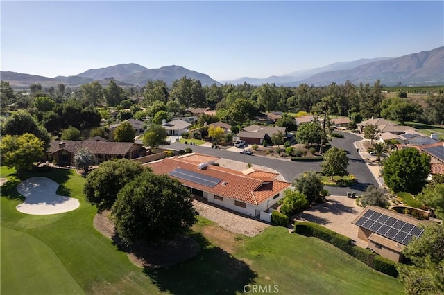 32641 Womsi Rd, Pauma Valley, CA 92061 - aerial perspective of suburban area featuring a mountainous background