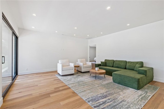 32641 Womsi Rd, Pauma Valley, CA 92061 - living room with light wood-type flooring and recessed lighting