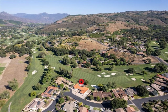 32641 Womsi Rd, Pauma Valley, CA 92061 - view of property location with a mountain backdrop and a golf club