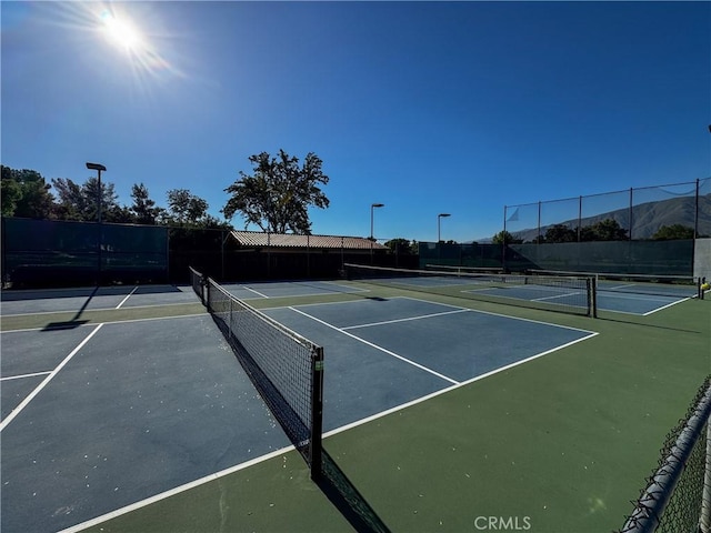 32641 Womsi Rd, Pauma Valley, CA 92061 - view of tennis court featuring community basketball court
